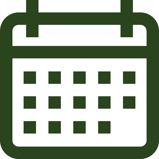 Calendar Icon, Calendar Green Icon