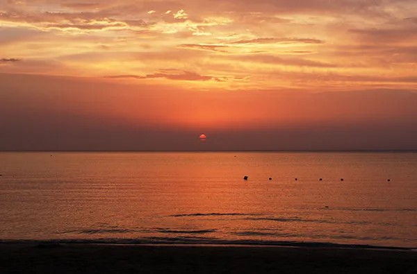 Sunrise view in seaside