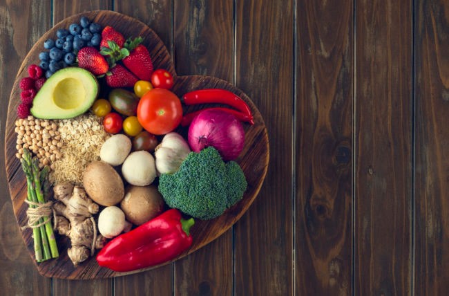 healthy heart shape foods